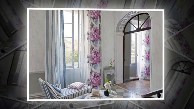Шторы в цветочек в интерьере | Curtains in flower in the interior смотреть онлайн