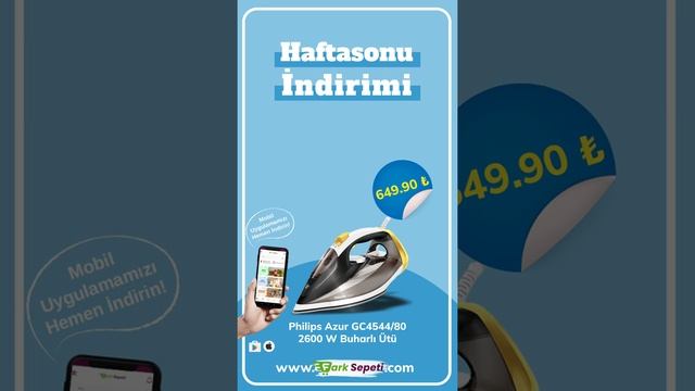 Philips Azur GC4544/80 2600 W Buharlı Ütü смотреть онлайн