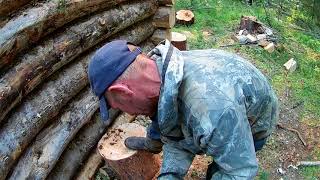 строительство избы и немного рыбалки часть 4.mp4 смотреть онлайн