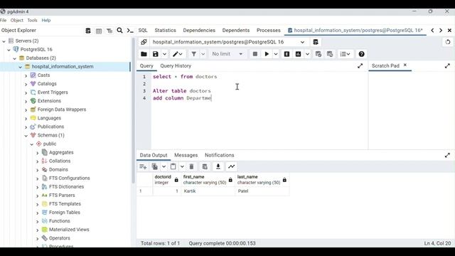 How to add a column in a table in SQL on PostgreSQL? (Project Part 6) смотреть онлайн