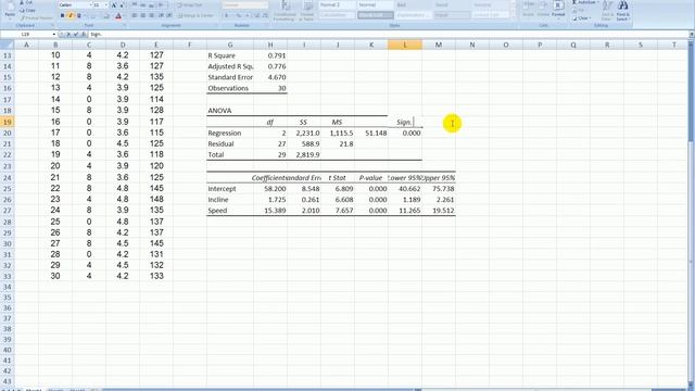 How to Run a Multiple Regression in Excel 2007 смотреть онлайн
