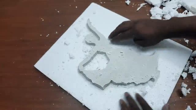 Diy Home Showpieces making || White Cement Craft Ideas смотреть онлайн