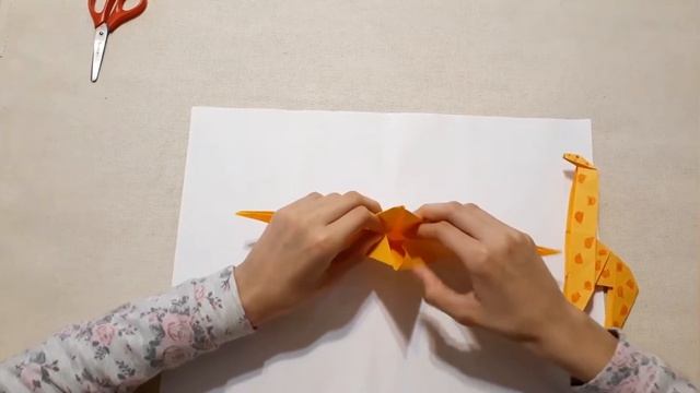 Оригами легкий жираф\жирафик из бумаги!!! Origami giraffe made of paper!!! смотреть онлайн