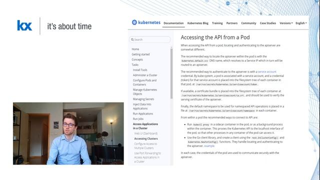 Implementing a kdb+ framework in Kubernetes. смотреть онлайн