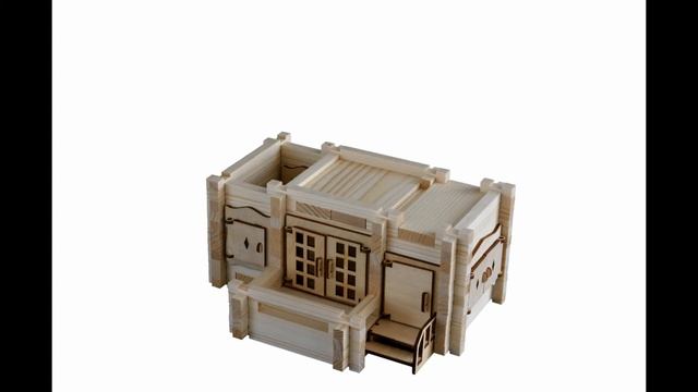 деревянный конструктор Новый домик №5 смотреть онлайн