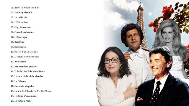 Joe Dassin,Nana Mouskouri,Dalida,Sacha Distel Greatest Hits Full Album 2020