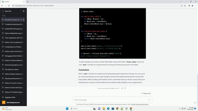 Perl s equivalent of Python s hash or Java s hashCode function смотреть онлайн