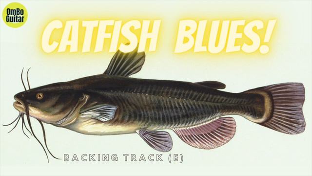 Catfish Blues Style-Guitar Backing track-Modern Blues (E) смотреть онлайн