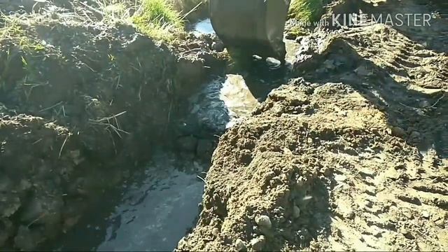 Бюджетный дренаж участка, отведение воды. смотреть онлайн