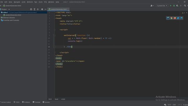 How to make a random number generator that updates in JavaScript!!! смотреть онлайн