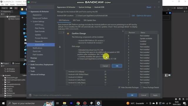 Update Unity Android SDK to API Level 31, 32, or higher | تحديث API في يونتي 32 to 33 SDK смотреть онлайн
