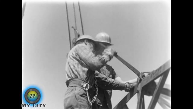 Строительство арочного моста 1972 год. Мой город - Запорожье