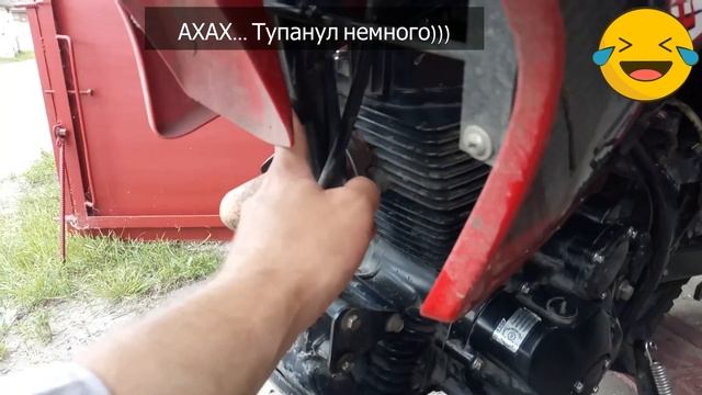 Масляная система охлаждения на китайский мотоцикл. Часть 2 смотреть онлайн