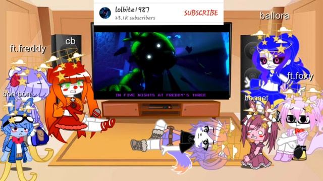 {•Sister location react to fnaf songs•}part 1(remake) смотреть онлайн