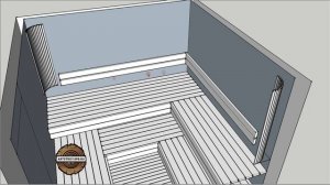 Проект-эскиз бани 2х2  Стильная парная.