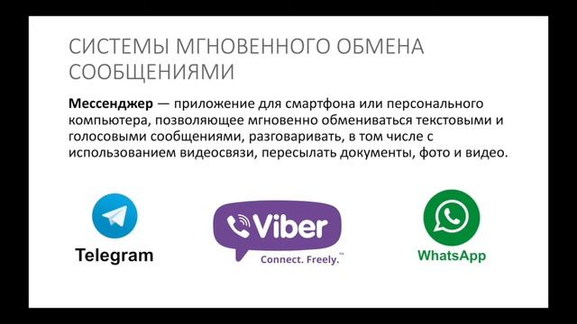 7 класс. Информатика. Современные сервисы интернет-коммуникаций и правила их использования смотреть онлайн