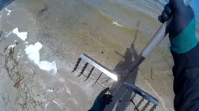 поиск золота граблями на пляже 2019 Двойной улов Херсон Гидра парк смотреть онлайн