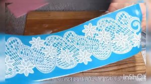 Съедобные кружева для торта (красивый декор)