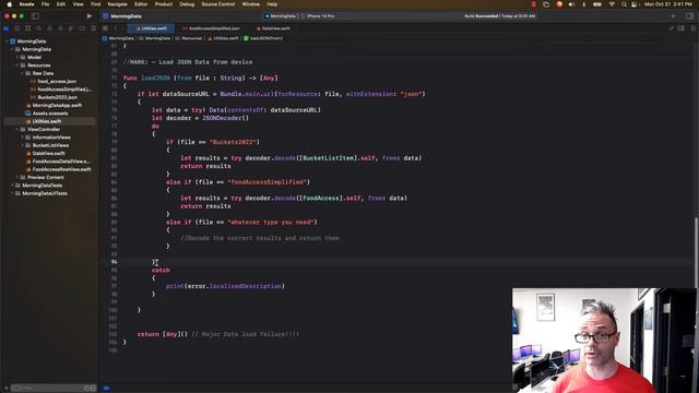 Loading JSON data from a file in iOS смотреть онлайн
