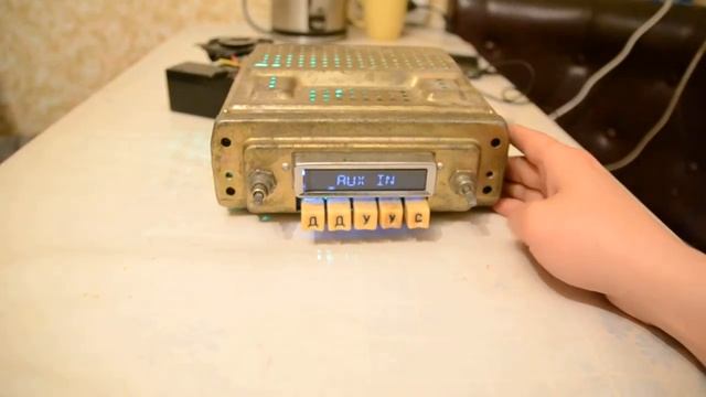 Радиоприемник Газ 21 + Hyundai магнитола смотреть онлайн