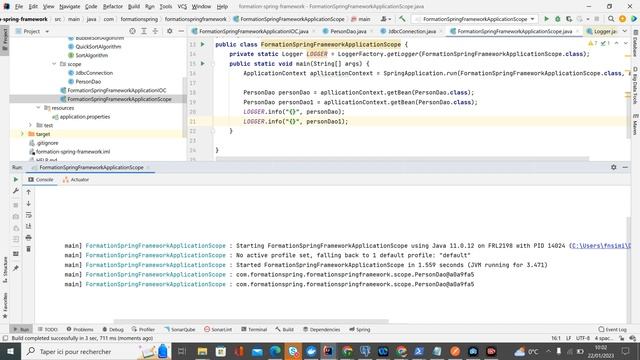 Les annotations Spring Autowiring in depth, scope, component scan смотреть онлайн