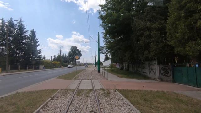 Tramwaje Łódź. Linia 41 Łódź pl. Niepodległości - Pabianice./Ride on tram line 41 in Łódź (Poland). смотреть онлайн