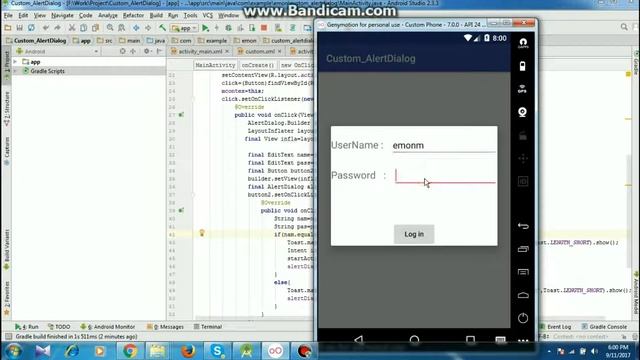 Android custom dialog - Create Android Alertdialog with a custom layout смотреть онлайн