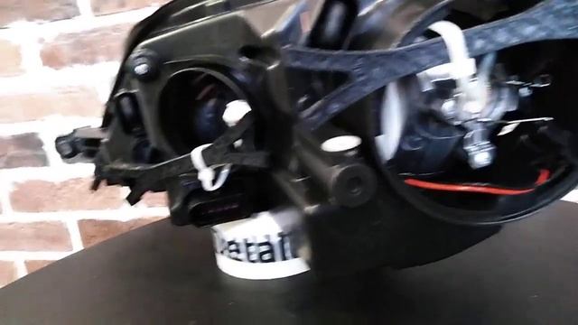 Фольксваген Гольф Плюс Volkswagen Golf Plus Фара передняя с регулятором мотора внутри черная Depo