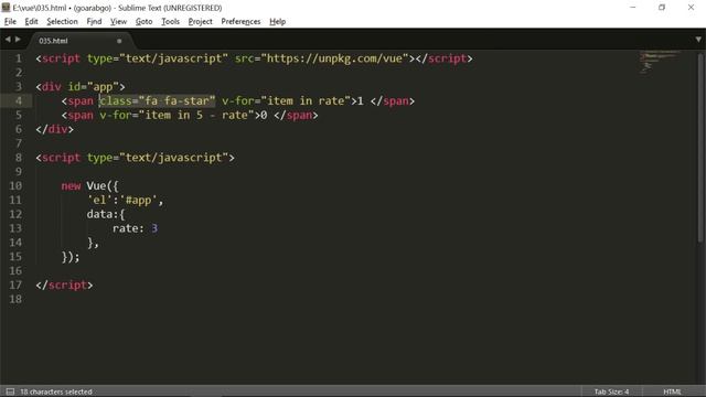 035 - VueJs بالعربية v-for range смотреть онлайн