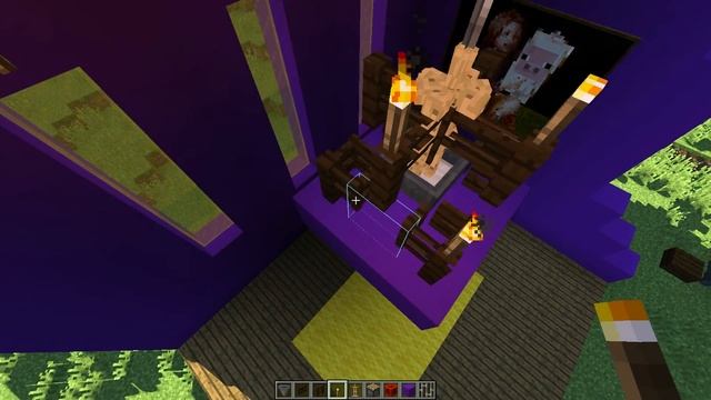 ПОДВЕСНАЯ ЛЮСТРА В МАЙНКРАФТ БЕЗ МОДОВ! - Как сделать красивое освещение в майнкрафт? смотреть онлайн