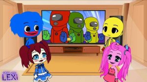 Poppy Playtime React to Project Playtime Memes - BOXY BOO is NOT a MONSTER Animation Meme Gacha Clu