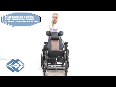 Кресло-коляска механическая стальная FS204BJG (ММ) смотреть онлайн