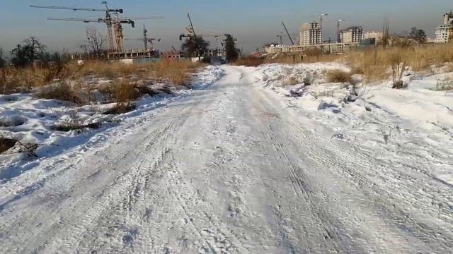 Snow Scooter with Unicycle / Снегокат с моноколесом смотреть онлайн