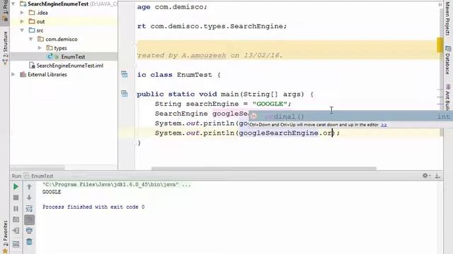 61 - آموزش Java SE - Enum смотреть онлайн