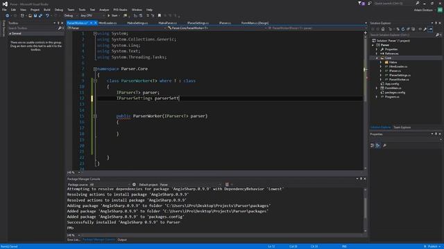 Делаем парсер HTML на C# смотреть онлайн