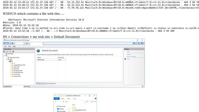 How can I debug Windows server 2016 IIS "ERROR 404 - File or directory not found"? смотреть онлайн