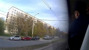 43 трамвай по проспект славы Купчино