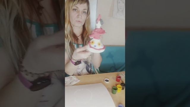 роспись дымковской барышни смотреть онлайн