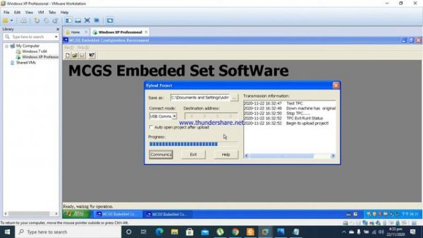 How to Upload Programme from Chinese HMI mcgsTpc Series