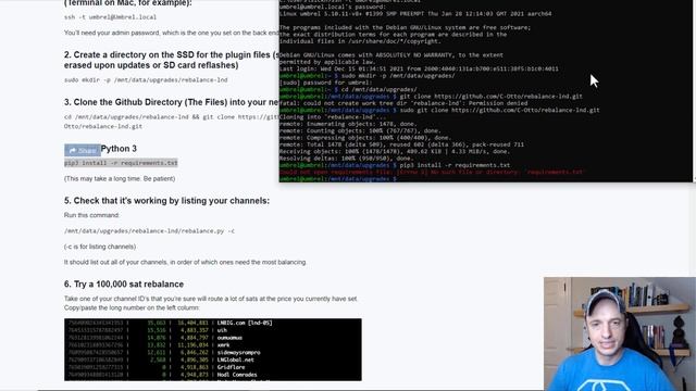How to Install rebalance-lnd on an Umbrel Lightning Node смотреть онлайн