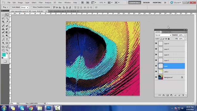 color separation in adobe photoshop смотреть онлайн