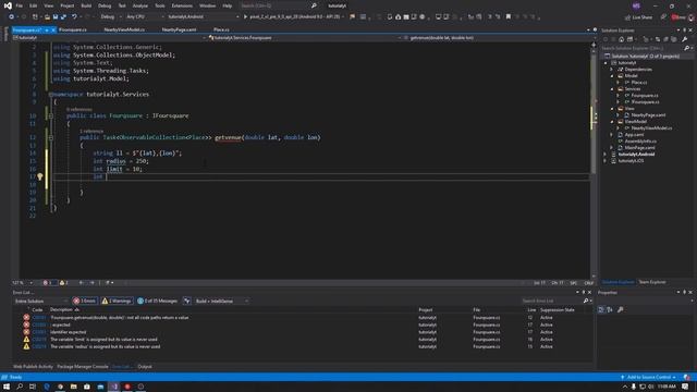 Xamarin Forms - Consume Rest API ( Get request ) [ HttpClient || Foursquare API ] Beginner смотреть онлайн