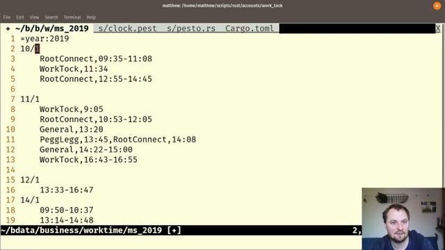Parsing with Pest: Fun with Grammar based parsing on timesheets смотреть онлайн