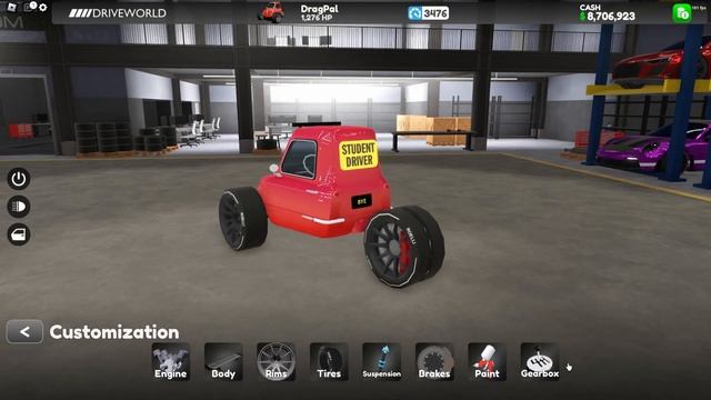 The King Of Drag Car... (Roblox Drive World!) смотреть онлайн
