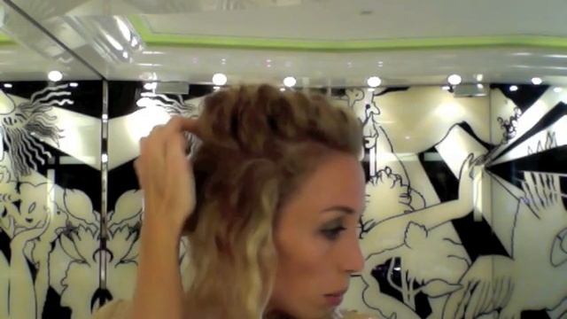 Вечерняя причёска. Плетение кос с Полиной смотреть онлайн