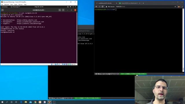 Ep.9 Ubuntu 20.04 UFW Firewall Intro смотреть онлайн