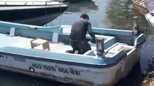 переделка лодки с дизельным стационарным двигателем под подвесной лодочный мотор