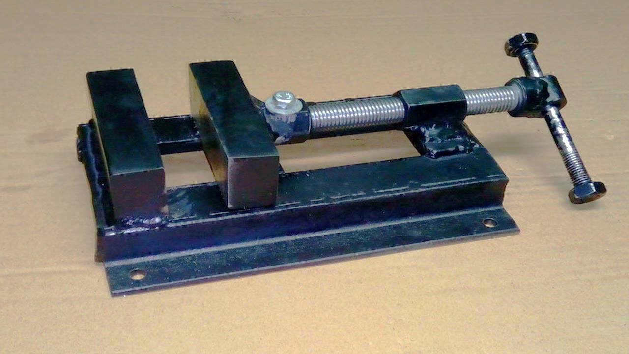 Как сделать простые тиски для сверлильного станка.mp4 смотреть онлайн