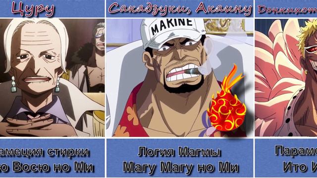 Каноничные дьявольские фрукты и их пользователи мира Ван Пис!!! смотреть онлайн