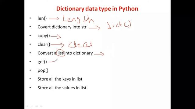 Dictionary data type in python &Comparison of sequence data types in python 22-06-2021 смотреть онлайн